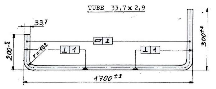 Plan technique — tube 33.7×2.9